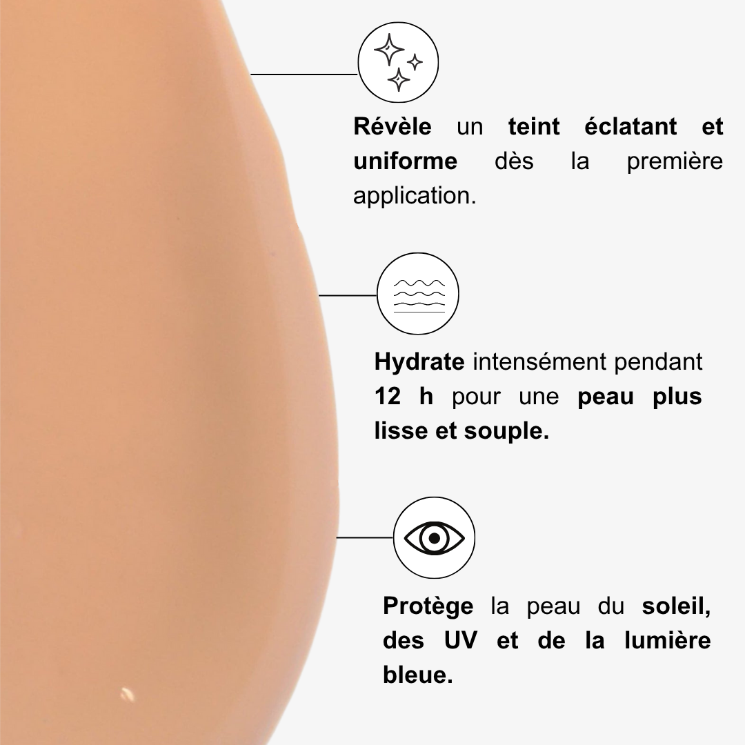IRYNA™ Teint Parfait : Crème Hydratante Teintée SPF 46